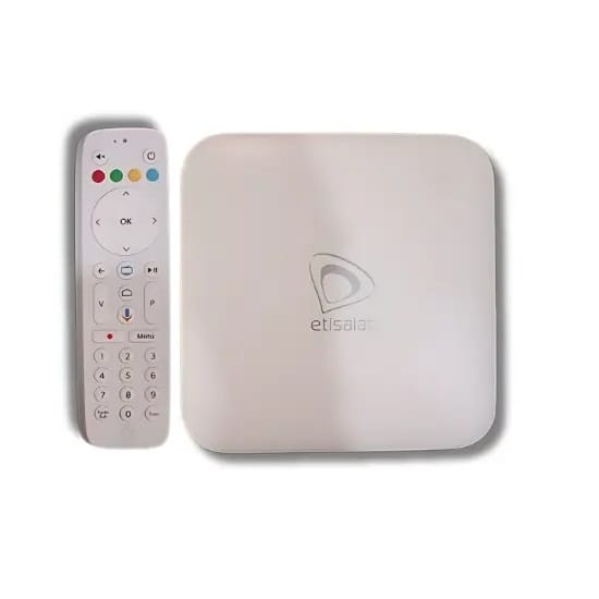 Etisalat Android Tv Box - Android 9 - 2Gb 8Gb - 4k Ultra Hd Smart Box Device with Original Remote