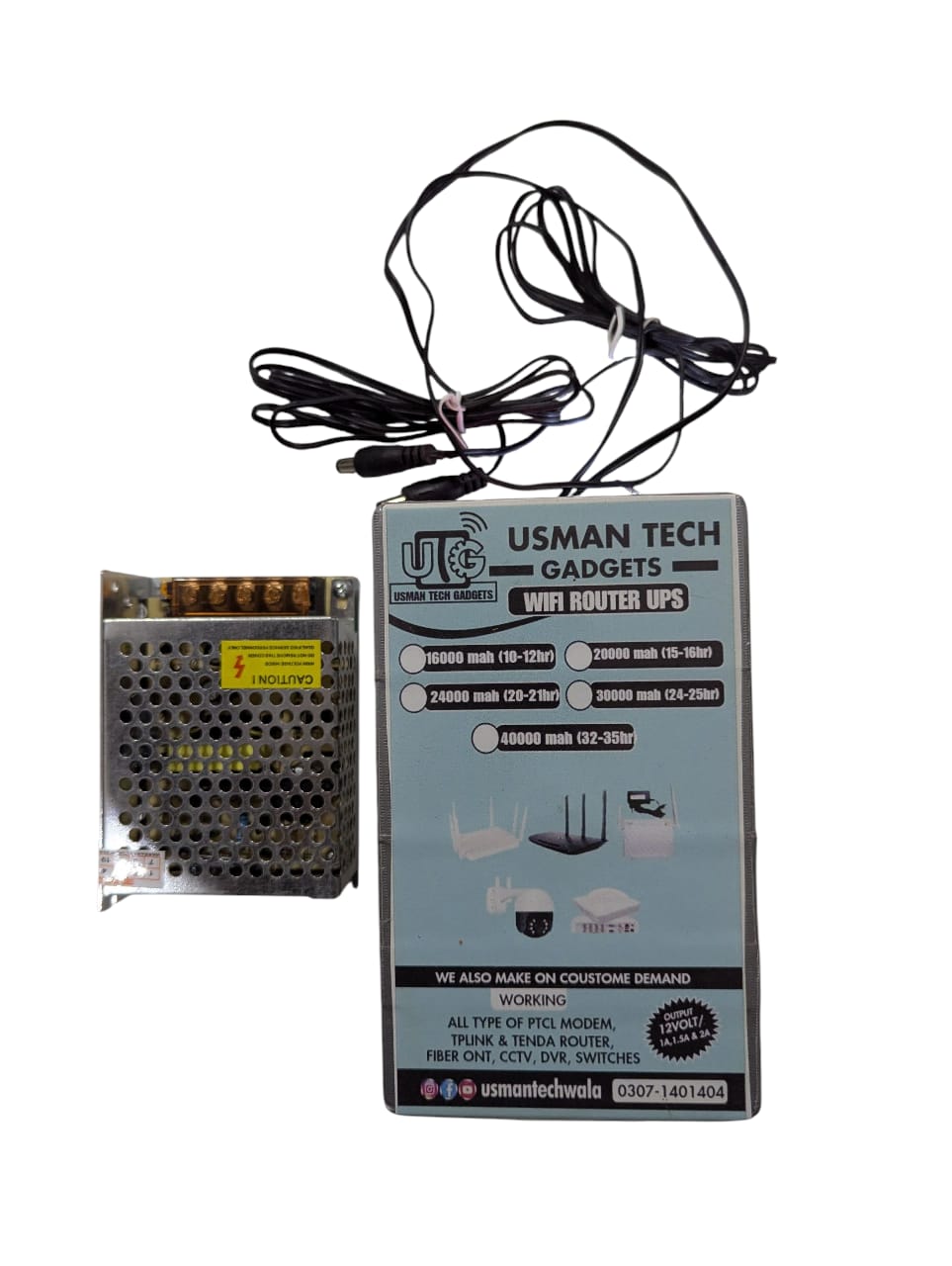 Laptop Power Bank/UPS 12V, 13A 52000 Mah 6 to 7 hour Backup Guaranteed